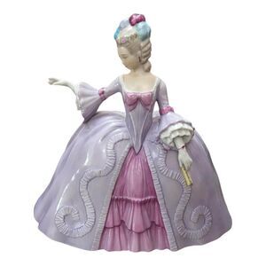 Franklin Porcelain Marianne‎ The Minuet 8.25" Vintage 1980 Museum Of Costume